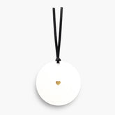 Heart Gold Foil Gift Tag
